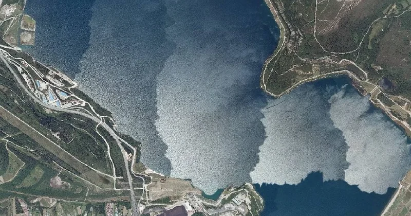 Maden ocağı devasa göle dönüştü: 300 metre derinliğinde Sözcü Gazetesi