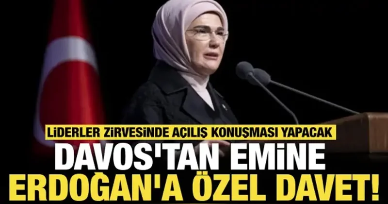 DAVOS’tan Emine Erdoğan’a özel davet: Dünya Türkiye’nin sıfır atık vizyonunu konuşacak