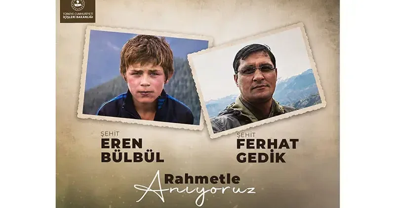 İçişleri Bakanlığı: İyi ki varsın Eren, iyi ki varsın Ferhat Astsubay