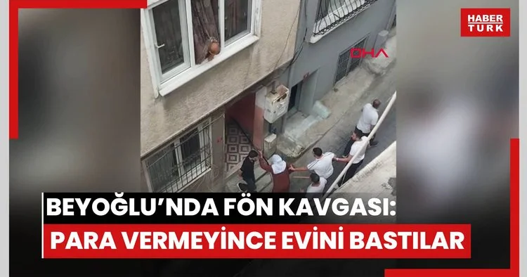 Beyoğlu’nda eniştesinin dükkanında fön çektirdi; para vermek istemeyince taş ve sopalarla evini bastılar