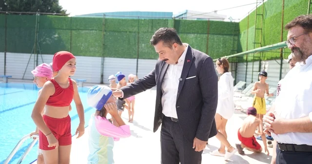 Yenişehir Belediyesi yaz dönemi yüzme kursu tamamlandı 140 minik sporcu yüzme öğrendi Bursa Haberleri Habertürk Yerel Haberler