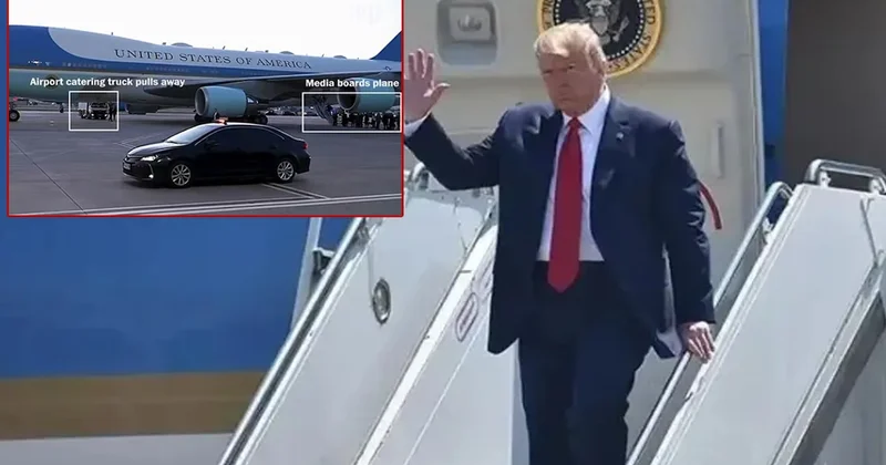 Trump Türkiye den nasıl ayrıldı? Gazetecileri yem olarak kullandı iddiası ortalığı karıştırdı Sözcü Gazetesi