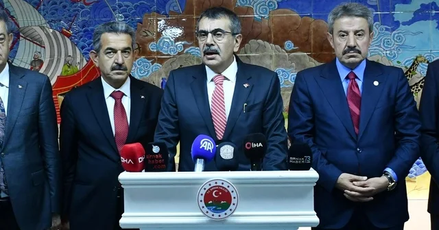 Milli Eğitim Bakanı Tekin: Sürecin sabote edilmesini hep birlikte engellemeliyiz Şırnak Haberleri Habertürk Yerel Haberler