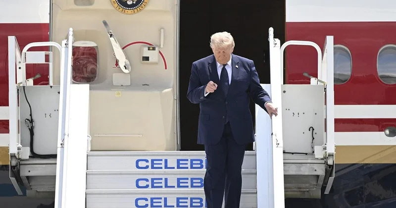 Trump’ın Türkiye’den ayrılışında gizli operasyon: Yemek konteyneriyle uçak değiştirmiş
