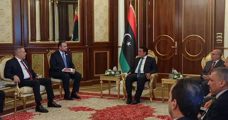Bakan Fidan, Libya Başbakanlık Konseyi Başkanı el Menfi ile görüştü
