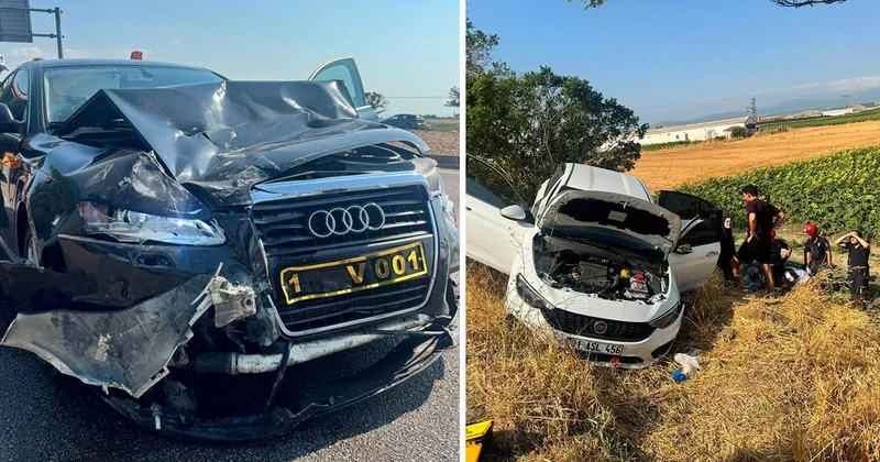 Başkan Mirza nın Aracı Trafik Kazasında