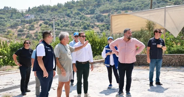 Başkan Mandalinci den Dereköy ve Dağbelen de saha mesaisi Muğla Haberleri Habertürk Yerel Haberler