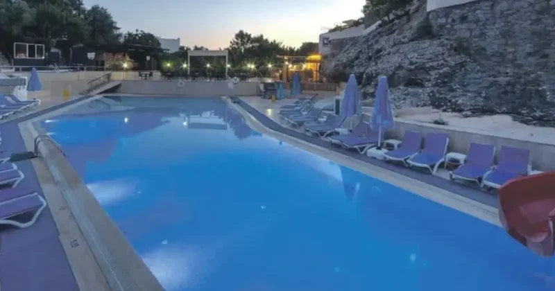 Bodrum da lüks otelde panik: 10 u çocuk 13 kişi hastanelik oldu! Şüpheli koku...