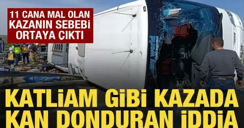 Manisa daki kazada kan donduran geri manevra iddiası
