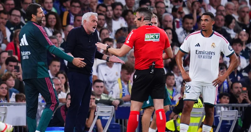 Real Madrid Villarreal maçı sonrası Jose Mourinho dan olay protesto!