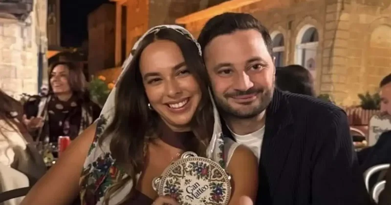 Sosyete isimler Mardin de! Vaftiz töreni için tef çalıp zılgıt çektiler