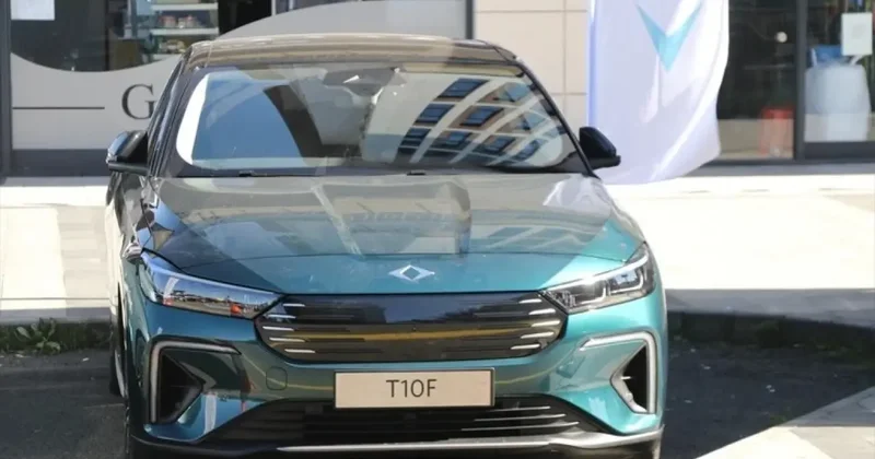 Togg un Ayder renkli T10F modeli Rize de sergileniyor
