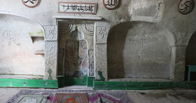 Baraj suyu altında kalan mahallenin kayadan oyma asırlık camilerinin turizme kazandırılması isteği Kayseri Haberleri