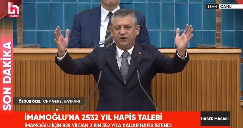 İBB İddianamesinin açıklandığı dakikalarda Özgür Özel den İmamoğlu na sahip çıkın çağrısı