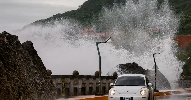 Tayvan da Fung wong Süper Tayfunu alarmı!