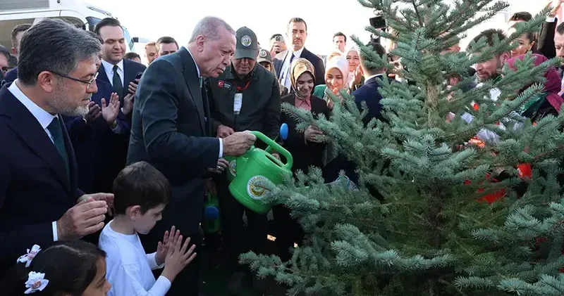 Cumhurbaşkanı Erdoğan: Son 23 yılda orman varlığımızı 23,4 milyon hektara çıkardık