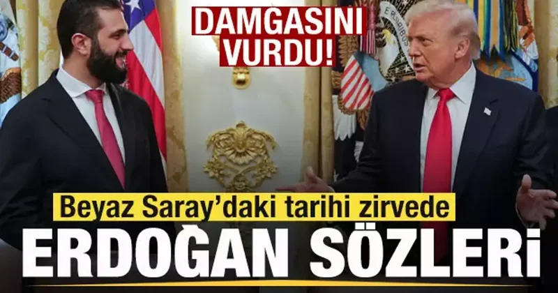 Beyaz Saray’daki tarihi zirvede Erdoğan sözleri!