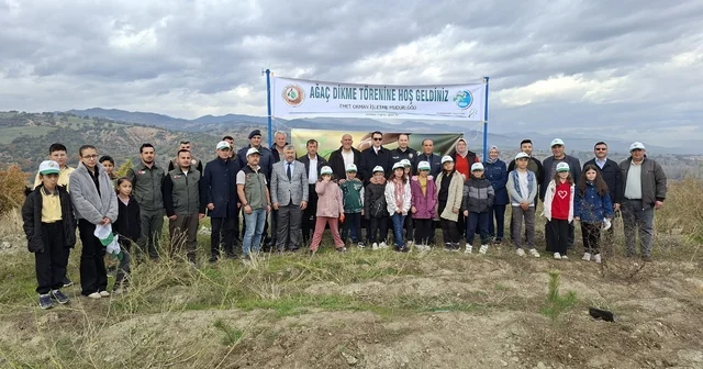 Hisarcık ta Milli Ağaçlandırma Gününde 150 fidan toprakla buluştu Kütahya Haberleri