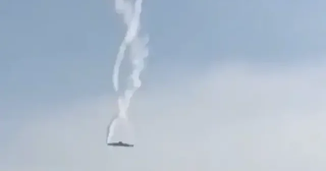 MSB Gürcistan da C130 kargo uçağımızın düştüğünü açıkladı: İşte ilk görüntüler VİDEO İZLE