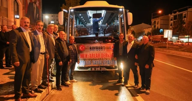 Bayburtlu muhtarlar Ecdada Saygı ziyareti için Çanakkale ye uğurlandı Bayburt Haberleri