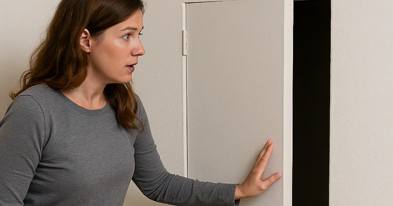 Evini tadilat eden kadın gizli kapıyı buldu: 80 yıllık sır ortaya çıktı Sözcü Gazetesi