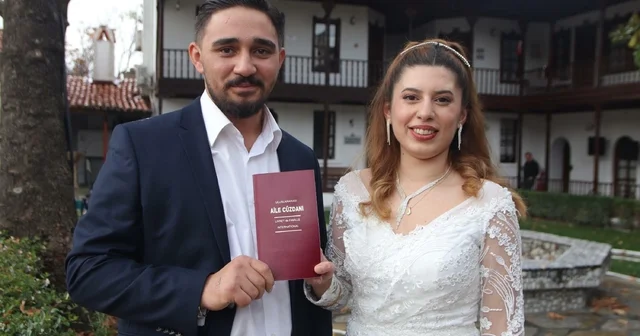 Menteşe de çiftler evlilik için 11.11 tarihini seçti Muğla Haberleri