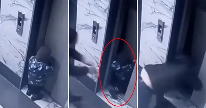 3 yaşındaki çocuk ailesinin gözü önünde asansör boşluğuna düştü