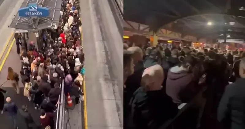 Avcılar da metrobüs arızalandı; seferler aksadı