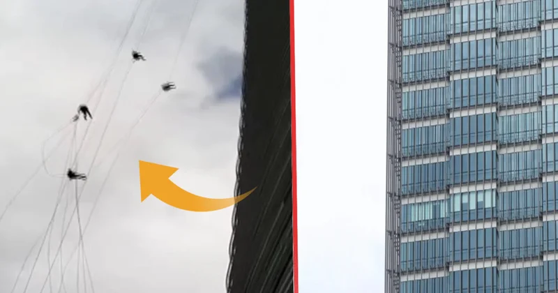 Gökdelende felaket: İşçiler fırtınada savruldu! Sözcü Gazetesi