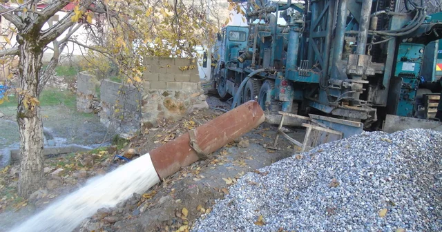 İslahiye de deprem sonrası kaybolan su kaynağı sondajla yeniden bulundu Gaziantep Haberleri