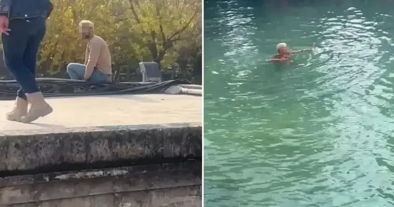 İşten atıldım diyerek Balıklıgöl’e atladı Hayat Haberleri