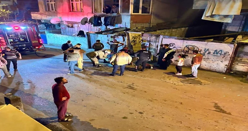 Üç çocuğun öldüğü faciada komşular canlarını ortaya koymuş