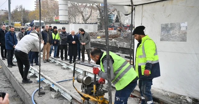 Başkan Büyükkılıç: Osman Kavuncu DSİ Kavşağı nda tramvay hattı hizmete giriyor Kayseri Haberleri