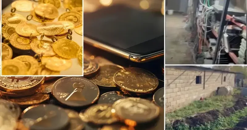 Ahır görünümlü kripto para tesisi kurdular! İçinden çıkanlar pes dedirtti: Aylık 1000 çeyrek altın değerinde... Gündem Haberleri