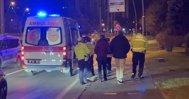 Uygulamadan polise çarpıp kaçtı, şüphelinin aracı 1 kilometre uzaklıkta park halinde bulundu Kayseri Haberleri