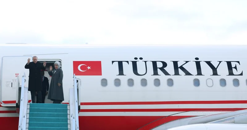 Cumhurbaşkanı Erdoğan, Türkmenistan a gitti