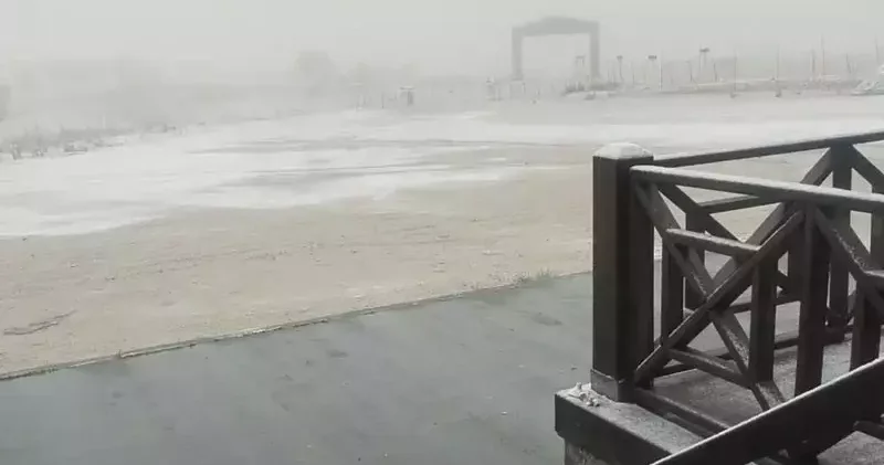 Karabük te Keltepe Kayak Merkezi, beyaza büründü