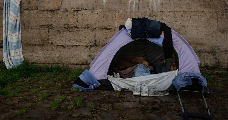 İngiltere’de evsizlerin sayısında rekor kıran artış yaşanıyor