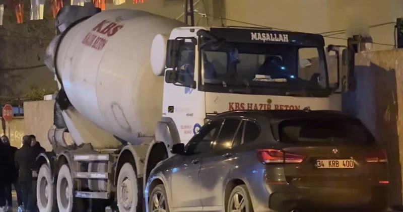 Korkunç bir ölüm... Beton mikserinin içinde can verdi