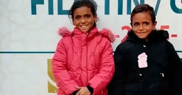 Sadakataşı Gazzeli çocukların yüzünü güldürdü: 500 çocuğa mont ve ayakkabı dağıtıldı VİDEO İZLE