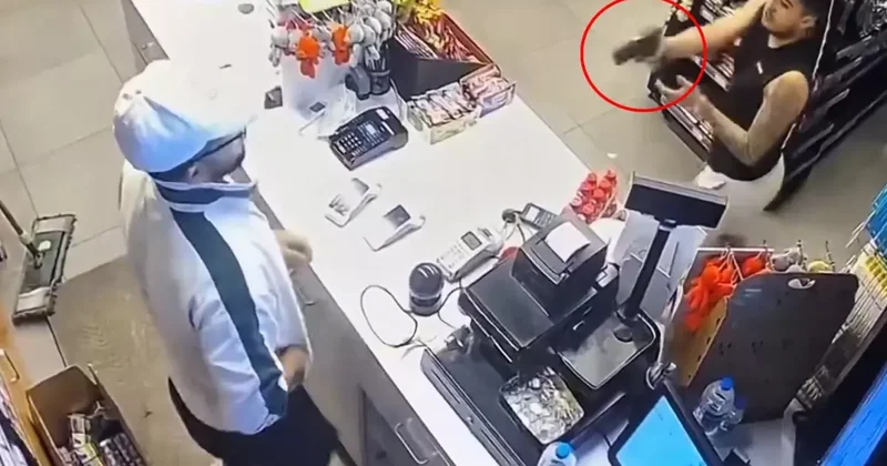 Görüntü Türkiye den! Silahını çekip öldürdü