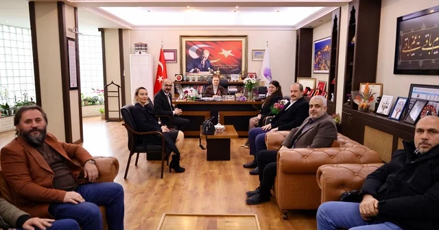 Emlak Danışmanları Birliği Başkanı Tunçözgür ve üyeleri Köse ile görüştü Karabük Haberleri