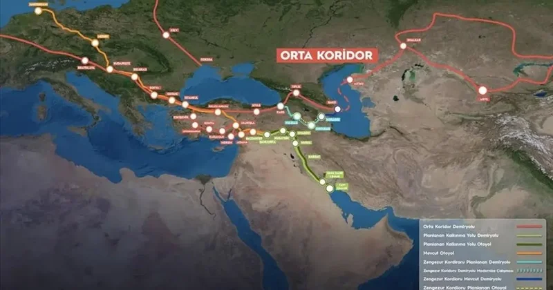 Rusya yı by pass eden plan! Türkiye Orta Koridor ile ticarette oyunu yeniden kuruyor
