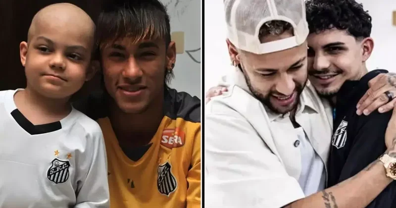 Neymar, 2012 yılında lösemiyle mücadele eden hayranıyla yeniden bir araya geldi