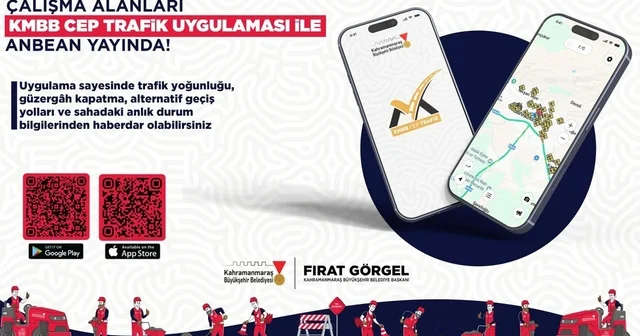 Kahramanmaraş ta çalışma yapılan yollar KMBB Cep Trafik mobil uygulamasında Kahramanmaraş Haberleri