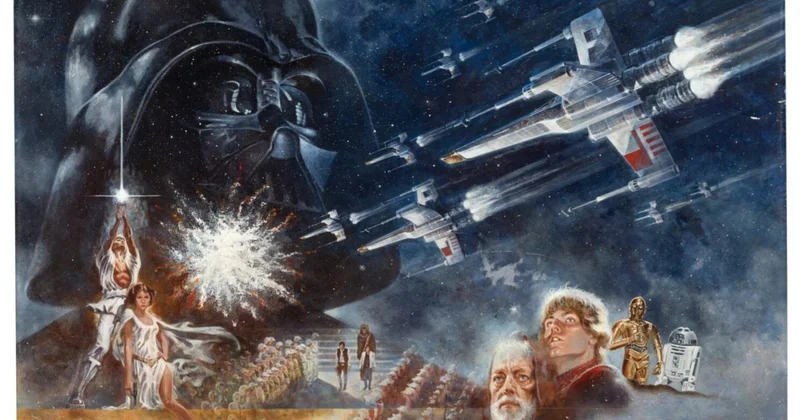 Star Wars ı dünyaya tanıtan ilk afiş yaklaşık 3,9 milyon dolara satıldı