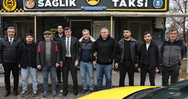 Kütahya Belediye Başkanı Kahveci, taksici esnafıyla bir araya geldi Kütahya Haberleri