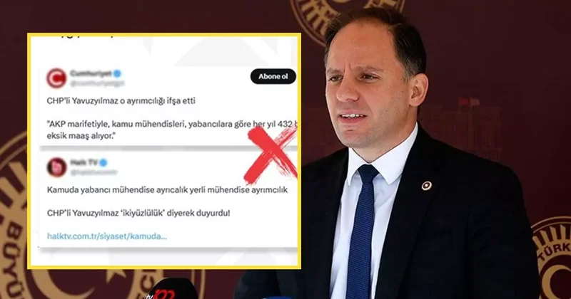 CHP li Deniz Yavuzyılmaz dan Yabancı mühendis manipülasyonu! DMM açıklama yaptı