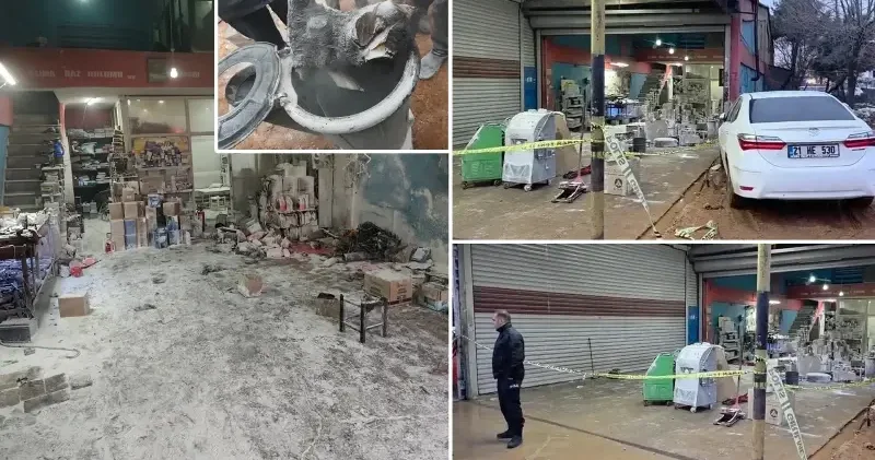 Sobaya atılan yanıcı madde dehşet saçtı: Sanayide patlama biri ağır dört yaralı Diyarbakır Haberleri