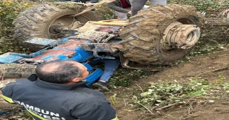 Kullandığı traktörün altında kaldı: Yaşamını yitirdi